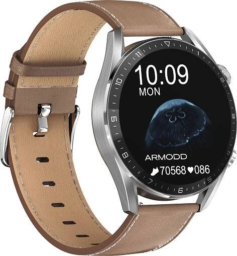 ARMODD Silentwatch 5 Pro stříbrná/kůže