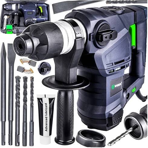 VRTACÍ KLADIVO SDS+ VRTAČKA VRTACÍ KLADIVO SILNÝ SET WUBER