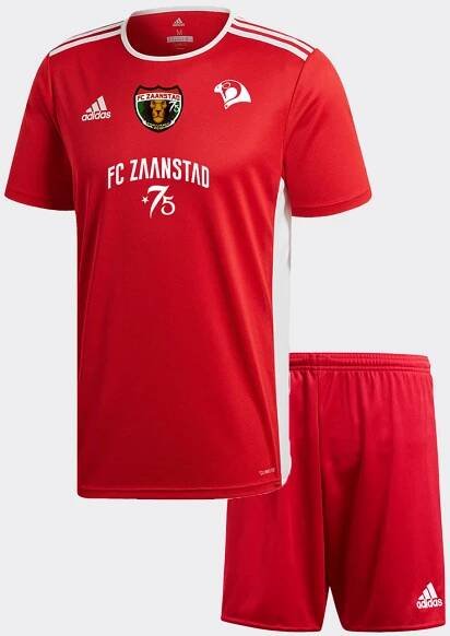 FC Zaanstad, Home Shirt & Short- Premium Quality - Red