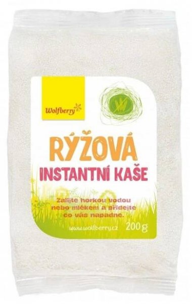 Rýžová kaše instantní 200 g Wolfberry