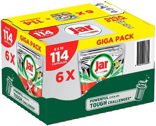 Jar Platinum Plus All in One Lemon 6x 19 ks od 589 Kč