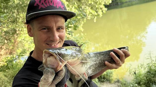 U Vágnera chytil sumce. Pro životní úlovek si ale rybář z Blanska přijel k Dyji