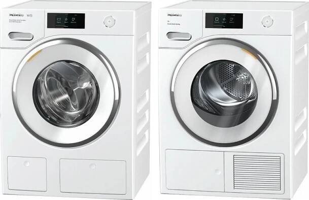 Set Miele WWR 860 WPS + TWR780WP Eco&Steam&9kg