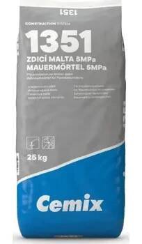 Lepící malta na porobeton 1351 Cemix 25kg