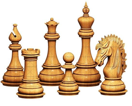 Chess - 3D (stl) models for CNC machines and 3d printer