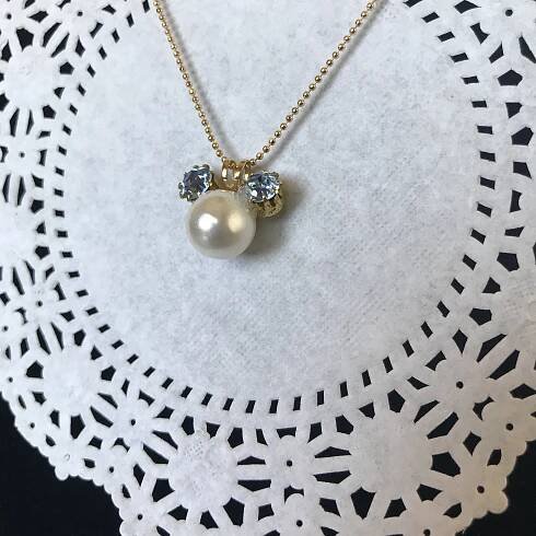 Mickey Minnie pearl necklace, Disney bridal party, Disney trip, Cinderella gift, Disney wedding shower gift