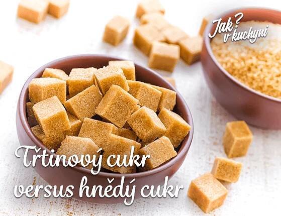 Třtinový cukr vs. hnědý