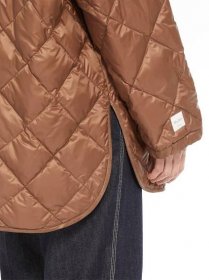 Water-resistant nylon canvas jacket - BROWN - Max Mara - 5