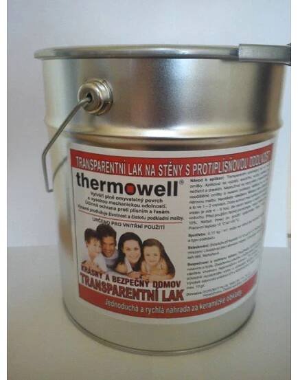 Transparentní lak na stěny THERMOWELL 4,8 kg