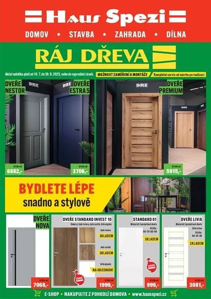 Ráj Dřeva | Akční leták - BYDLETE LÉPE - Ráj Dřeva 