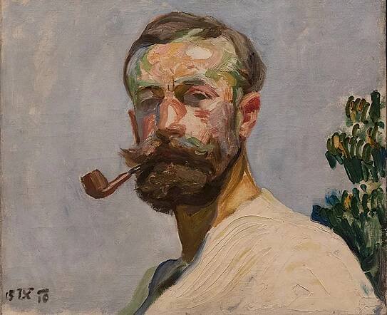 František Kupka, autoportrét – Volné dílo, fair use