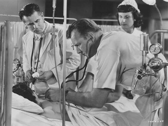 Glenn Ford, Bruce Bennett - The Doctor and the Girl - Z filmu