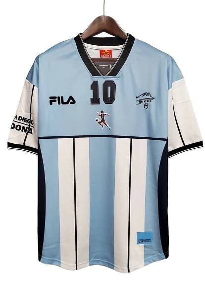 Argentina Farewell Diego Commemorative Edition 2001 Retro Soccer Jerseys