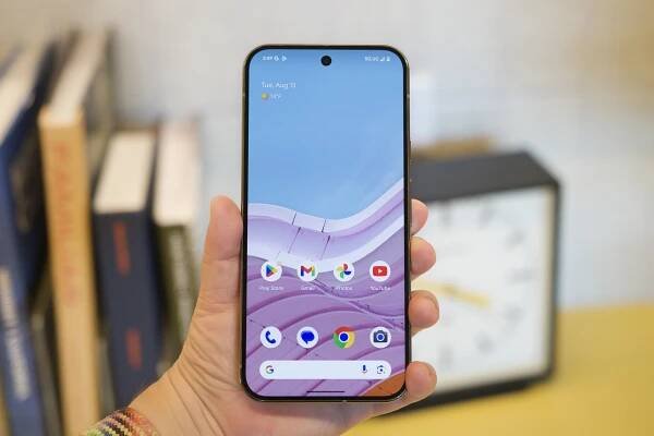 The display on the Google Pixel 9 Pro XL.