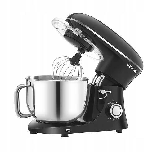 Stolní mixér, elektrický hnětač těsta, 6 litrů, 1400 W, 6 rychlostí + P, šlehač na potraviny EAN (GTIN) 197988647812