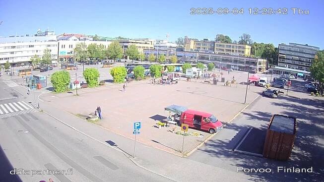 Porvoo: central square - City