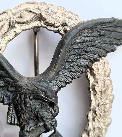 Flugzeugführerabzeichen der Luftwaffe - Pilotní odznak - značen "BSW" | Aukro