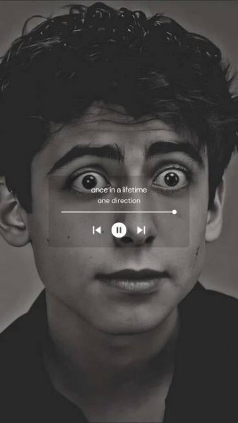 Aidan Gallagher smiles as he strikes a pose backstage Wallpaper