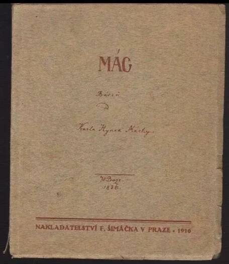 📙 Mág : báseň "Máj" - Karel Hynek Mácha (1916, F. Šimáček)