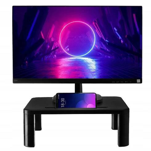 PODSTAVEC POD MONITOR NOTEBOOK ZÁKLADNA POLICE ČERNÁ NASTAVITELNÁ KANCELÁŘ DRŽÁK Kód výrobce 4903025386851