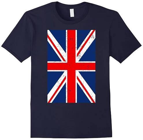 Union Jack UK British Flag T-Shirt-Vaci