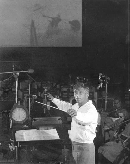 Elmer Bernstein : GALLERY - In the Studio 