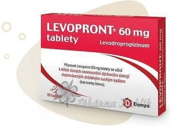 LEVOPRONT POR 60MG TBL NOB 10