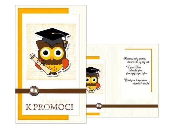 Přání MFP k ukončení studia M31 033 T s textem | Kancelářské potřeby