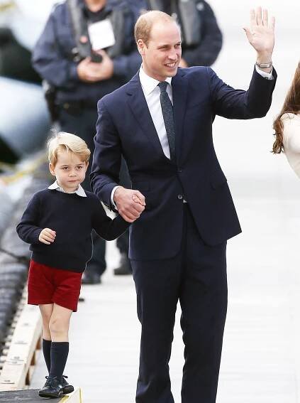 Prince George's Grumpiest Faces