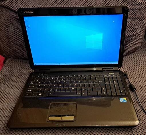 Asus notebook K50IJ > Intel Core 2 Duo, RAM 4 GB, zdroj, Win10