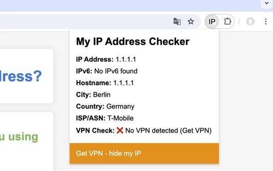 My IP Address Checker: Test IP + IPv6 + VPN – rozšíření do 🦊 Firefoxu (cs)