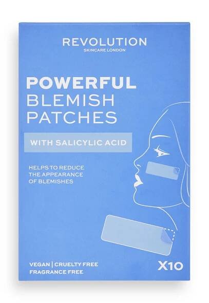 Revolution Skincare náplasti na pupínky Powerful Salicylic Acid Blemish Patches