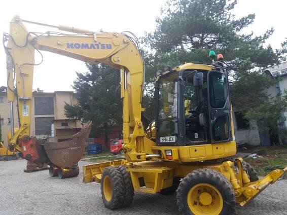 KOMATSU PW98MR-8 KOLOVÉ RYPADLO,R.V.2011