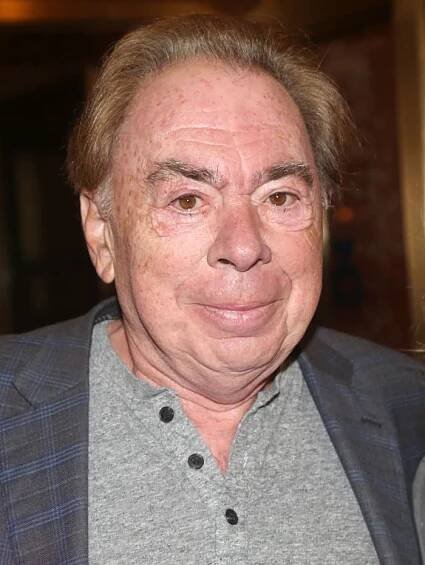 EGOT winner Andrew Lloyd Webber poses during a press conference with Composer Andrew Lloyd Webber announcing the new musical "Bad Cinderella" on Broadway which will premiere in Spring 2023 at The Imperial Theater on October 3, 2022 in New York City. (Photo by Bruce Glikas/Getty Images)
