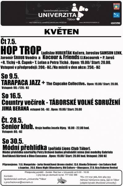 Květen černobílý kopie - Informační centrum pro mládež České Budějovice