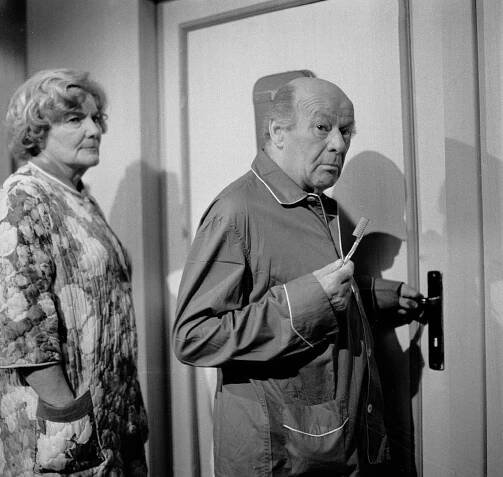 Jirina Stepnicková and Bohus Záhorský in Bakaláři (1972)