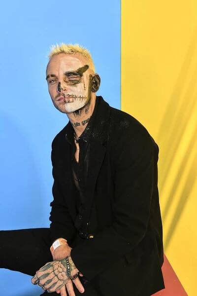 Darby Allin at an event for All Elite Wrestling: Revolution (2021)