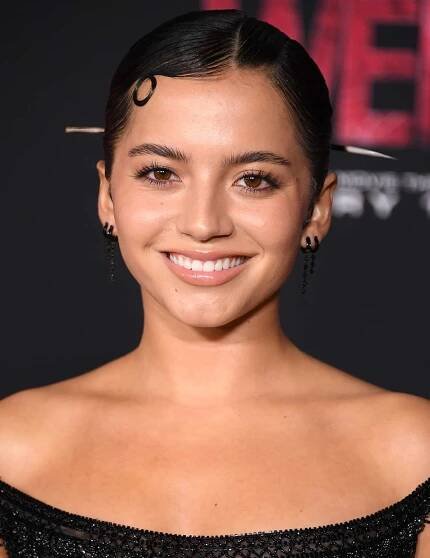 Isabela Merced arrives at the World Premiere Of Sony Pictures' 