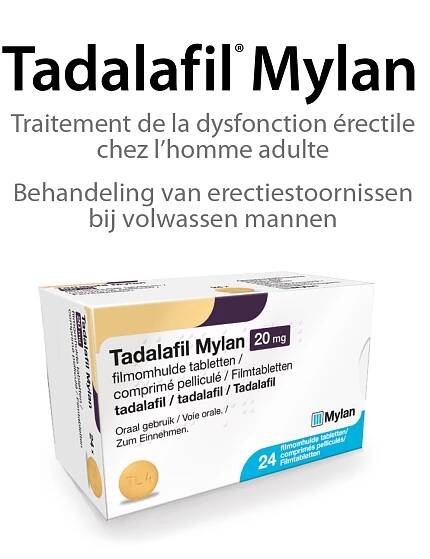 Tadalafil 20mg mylan