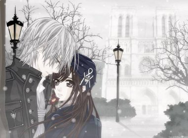 Couple In Winter Weather Love Anime Wallpaper