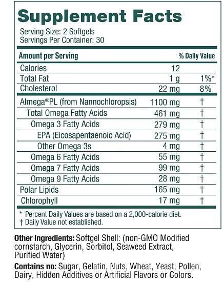 iwi life cholesterol supplement facts