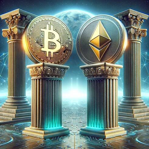 Bitcoin und Ether sind die Reservewährungen von Crypto