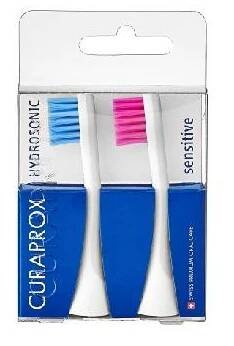 Curaprox Hydrosonic PRO Sensitive náhradní hlavice (modrá/růžová), 2 ks