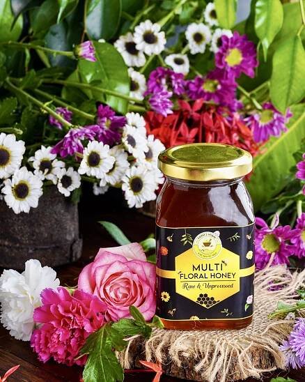 MULTI FLORAL HONEY (Raw & Unprocessed) (1 Year+) (250g) - Farm 2 Home