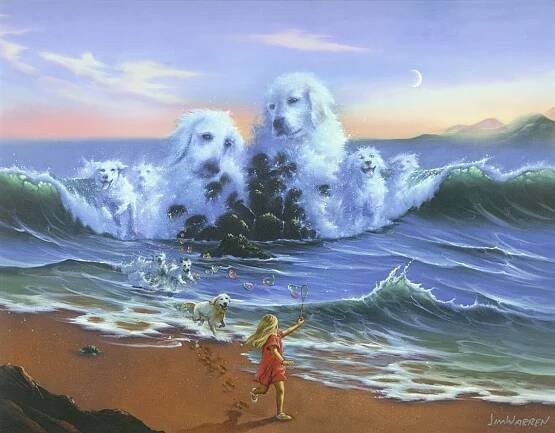 Surrealist Jim Warren Weaves Together Dream Worlds in His Art