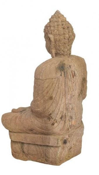 Pískovcová socha z Orissi, Buddha, 60x35x96cm | SANU BABU