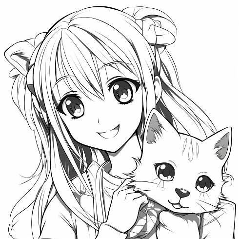 Kawaii Coloring Pages (Free & Printable)
