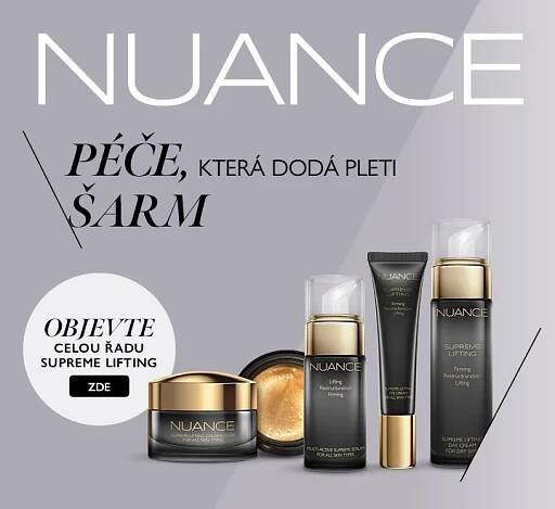 Nuance Supreme lifting. Péče, která dodá pleti šarm. Objevte celou řadu Supreme lifting zde.