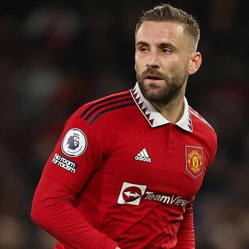 Luke Shaw With Anti-Racism EPL Patch Wallpaper