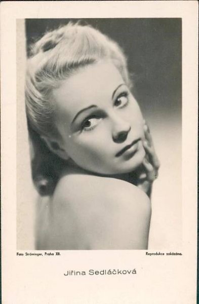 31A1418 Jiřina Sedláčková - Fotoateliér Ströminger Praha XII.